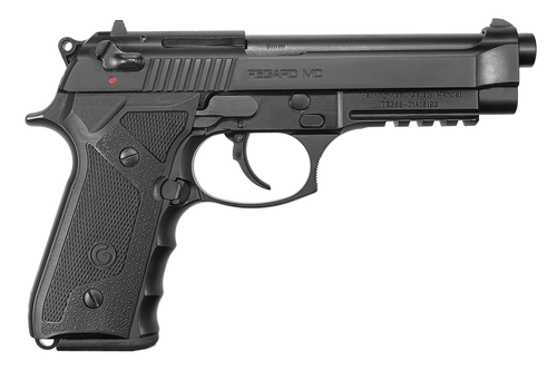 EAA GIRSAN 390080 Regard MC Full Size 9mm Luger 18+1 4.90" Black Steel Barrel, Blued Serrated Slide, Black Aluminum Frame w/Picatinny Rail, Black Polymer Grips, Ambidextrous