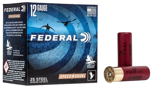 Federal WF1432 Speed-Shok  12Gauge 3" 1 1/8oz 2Shot 25 Per Box/10 Case