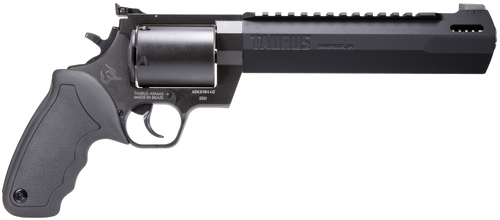 Taurus 2500081RH Raging Hunter  Large Frame 500 S&W Mag 5rd 8.38" Black Ported/Target Crown Barrel, Matte Black Oxide Cylinder, Black Steel Frame Black Rubber Grip