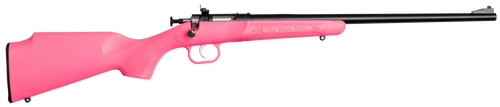 Crickett KSA2220 Youth  22 LR 1rd 16.12" Blued Single Shot Barrel, Blued Stainless Steel Receiver, Pink Fixed Synthetic Stock, Right Hand