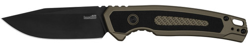 Launch 21 3.45" Pocket Push Bttn Alum Blk/FDE