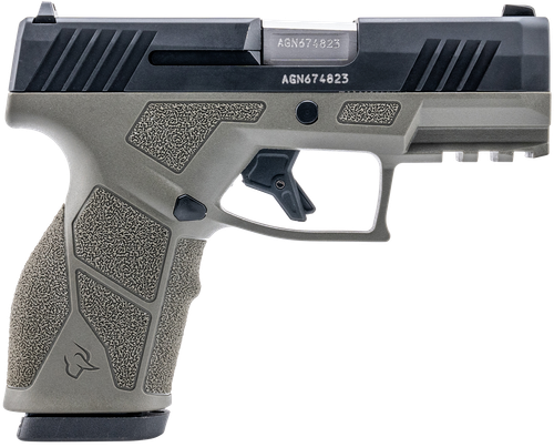 Taurus 1-GX2931O-10 GX2  9mm Luger 10+1 3.37" Matte Stainless Steel Barrel, Matte Black Serrated Stainless Steel Slide, OD Green Polymer Frame w/Picatinny Rail, Polymer Grip