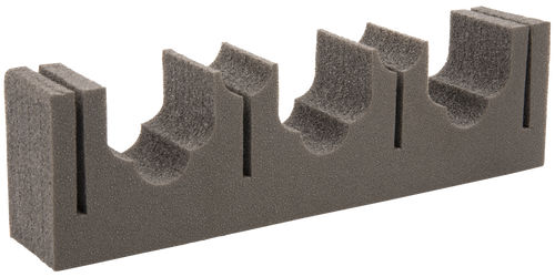 Allen 5658 Firearm & Fishing Rod Magnetic Holder Black Metal/Foam Holds 3 Rifle/Shotgun
