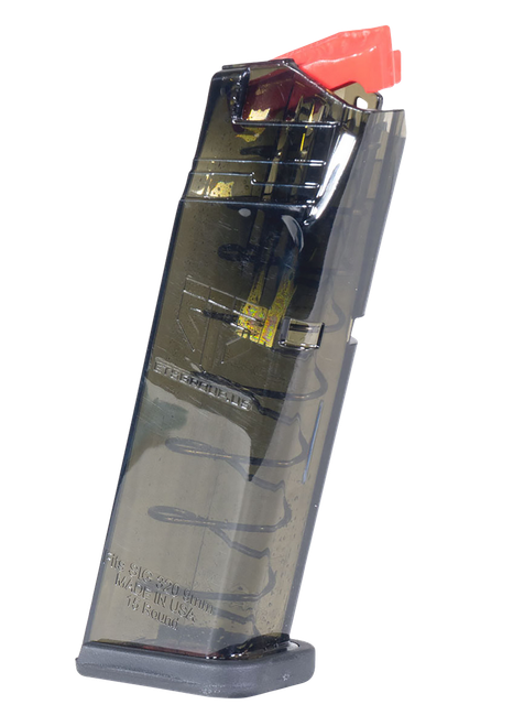 ETS Group OMGSG932015 Omega  15rd 9mm Fits Sig P320 Translucent Smoke