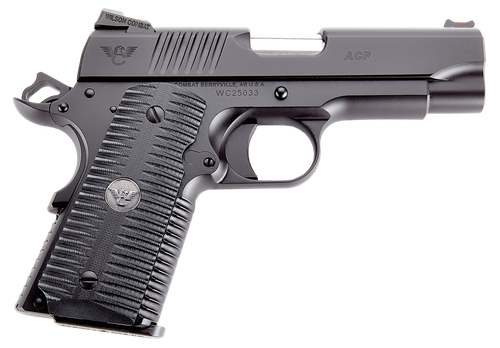 Wilson Combat ACPCP9 ACP Compact SAO 9mm Luger 4" 8+1 Black Armor-Tuff Carbon Steel Black G10 Eagle Claw Grip