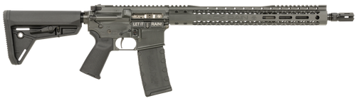 Black Rain Ordnance BROSSPSMK Spec 15+ SSP 5.56x45mm NATO 30+1 16", Smoke, 15" Slim M-LOK, Magpul Grip/Carbine Stock