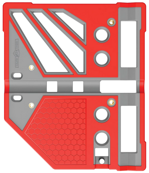 Real Avid AVMBBPRO Master Bench Block Pro Gray/Red Durable Resin Compatible w/ Pistols/Long Guns