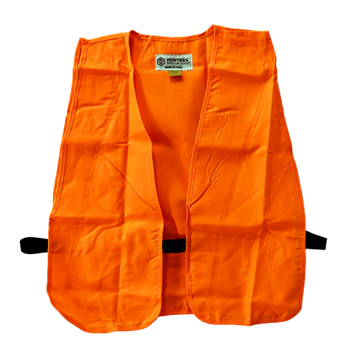 Hunters Specialties 02001 Safety Vest  Youth Orange Polyester