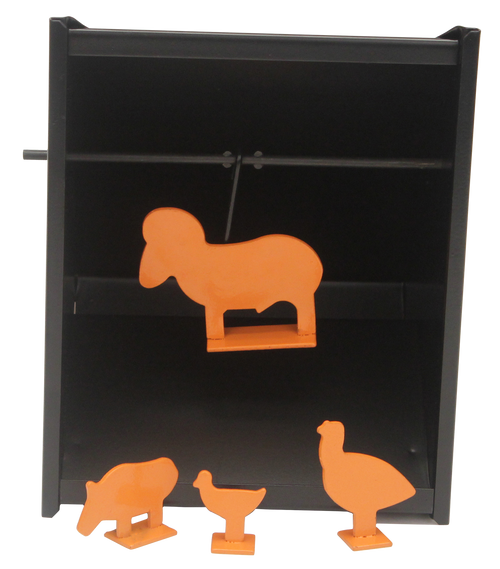 Beeman 2085 Pellet Trap  Steel Orange Target Airgun Metal Silhouette/Paper Targets