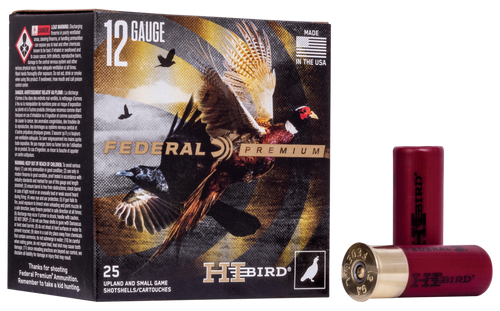 Federal HVF12H6 Premium Hi-Bird 12Gauge 2.75" 1 1/4oz 6Shot 25 Per Box/10 Case