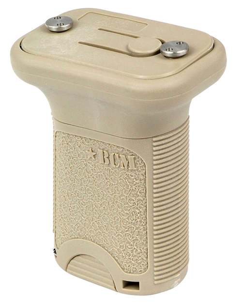 BCM VGSKMOD3FD BCMGunfighter Vertical Grip Mod 3 Made of Polymer With Flat Dark Earth Finish for KeyMod Rail