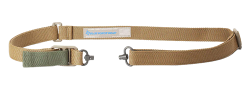 Blue Force Gear VCASPB125AACB Vickers Push Button Sling Coyote Brown Cordura 36"-62" OAL Padded Rifle