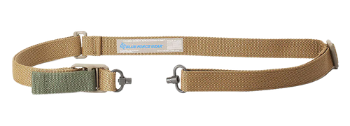 Blue Force Gear VCASPB125AACB Vickers Push Button Sling Coyote Brown Cordura 36"-62" OAL Padded Rifle