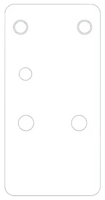 Beretta USA EUS03063 APX A1 Carry Optic Plate Black, Fits Beretta APX A1 Carry, Holosun K Series Pattern Footprint Mount