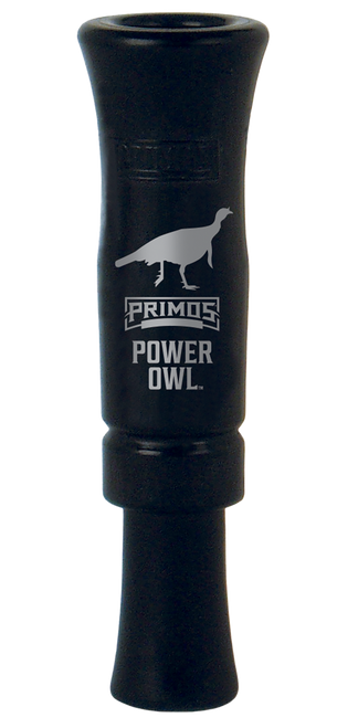 Primos 331 Power Owl Locator Open Call Owl Sounds Barred Owl Sounds Attracts Turkeys Black Acrylic