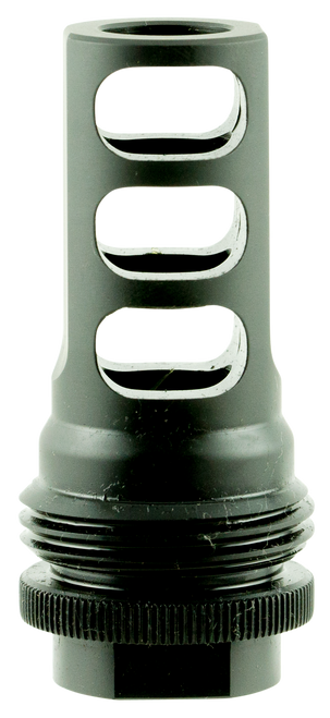 SilencerCo AC1557 ASR Muzzle Brake Black Steel with 5/8"-32 tpi Threads for 458 Cal