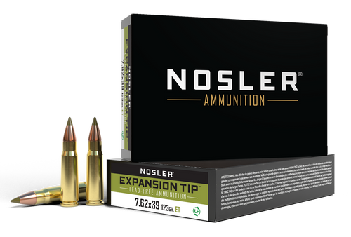 Nosler 40040 E-Tip  7.62x39mm 123gr E Tip Boat Tail 20 Per Box/10 Case