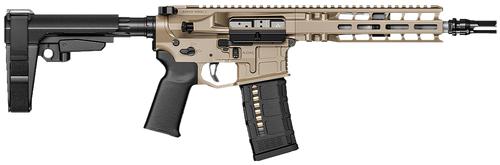 Radian Weapons R0504 Model 1 Pistol 300 Blackout 30+1 9", FDE Billet Rec/M-Lok Handguard, Smooth Buffer Tube (No Brace), Magpul Grip, Ambi Controls, Dead Air QD Flash Hider, Adj. Trigger
