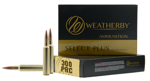 Weatherby F300P180SCO Select Plus  300PRC 180gr Swift Scirocco 20 Per Box/10 Case