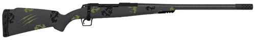 Fierce Firearms TWTROG300WIN24BF Twisted TI Rogue 300 Win 24" Black Cerakote Steel Threaded Barrel, Drilled & Tapped Titanium Receiver, LR Negative Comb Forest Camo Carbon Fiber Stock
