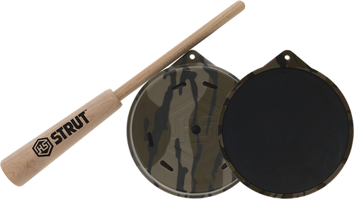 Hunters Specialties HSBBSPC Camo Cutt'R Pot Call Friction Call Attracts Turkey Species Mossy Oak Bottomland Slate