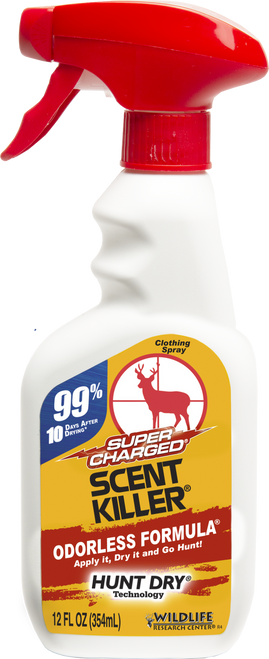 Wildlife Research 1552 Scent Killer Super Charged Odor Eliminator Odorless Scent 12 oz Trigger Spray
