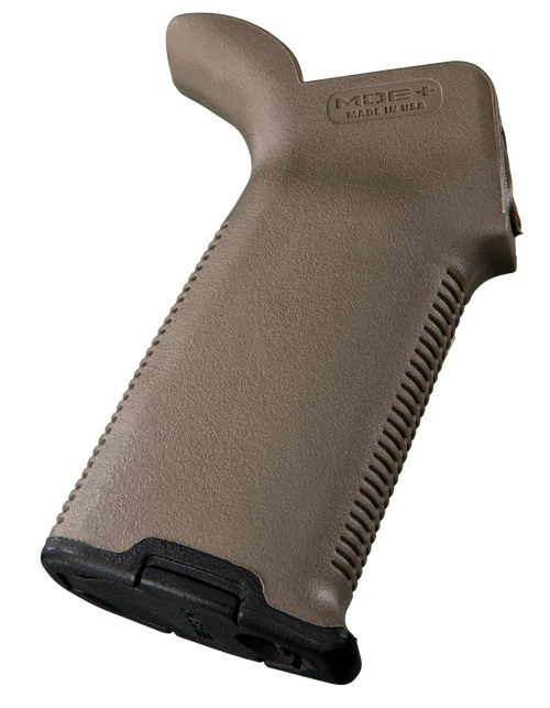 Magpul MAG416-FDE MOE+ Grip Textured Flat Dark Earth Polymer with OverMolded Rubber for AR-15, AR-10, M4, M16, M110, SR25