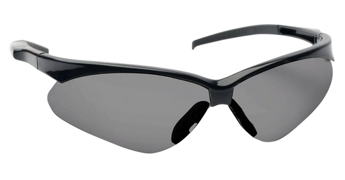 Walker's GWPSGLSMK Sport Glasses Crosshair Adult Smoke Gray Lens Polycarbonate Black Frame