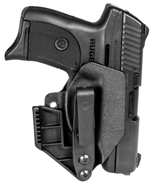 Mission First Tactical H2RUEC9AIWBM Minimalist Holster IWB Black Polymer Belt Clip Fits Ruger EC9/EC9s/LC9/LC9s Ambidextrous