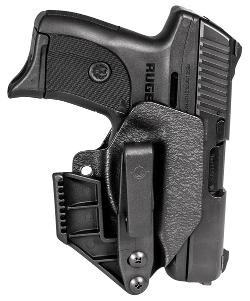 Mission First Tactical H2RUEC9AIWBM Minimalist Holster IWB Black Polymer Belt Clip Fits Ruger EC9/EC9s/LC9/LC9s Ambidextrous