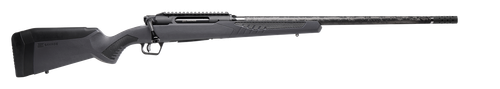 Savage Arms 57894 Impulse Mountain Hunter 308 Win 4+1 22" Carbon Fiber Threaded Barrel, Black Aluminum Receiver w/Picatinny Rail, Gray AccuStock Synthetic Stock, Ambidextrous