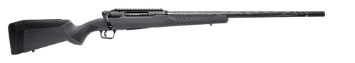 Savage Arms 57894 Impulse Mountain Hunter 308 Win 4+1 22" Carbon Fiber Threaded Barrel, Black Aluminum Receiver w/Picatinny Rail, Gray AccuStock Synthetic Stock, Ambidextrous