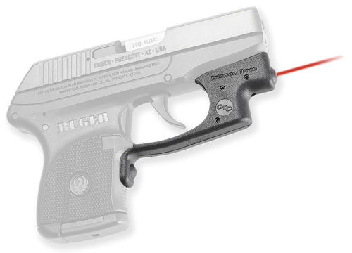 Crimson Trace 0122501 Laserguard  Fits Ruger LCP (Except Gen II LCP), Red Laser Black Polymer Trigger Guard Mount