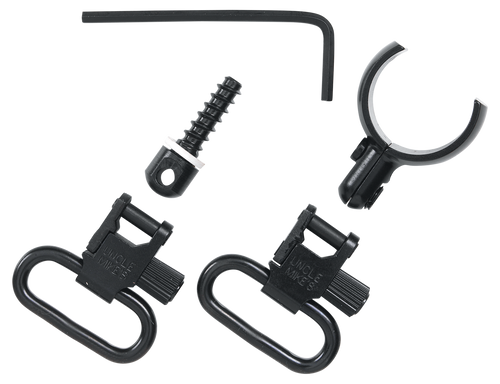 Uncle Mike's 15922 Magnum Band Swivel Set Quick Detach 115 SG-12 Blued 1" Loop for Winchester 101/201 12 Gauge O/U Shotgun