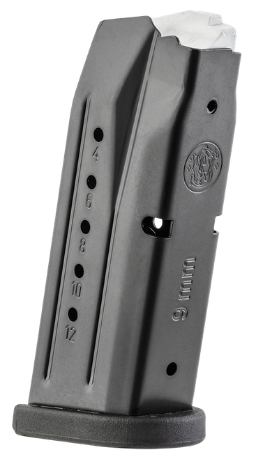 Smith & Wesson 194540000 M&P Compact 12rd 9mmLuger Blued Steel
