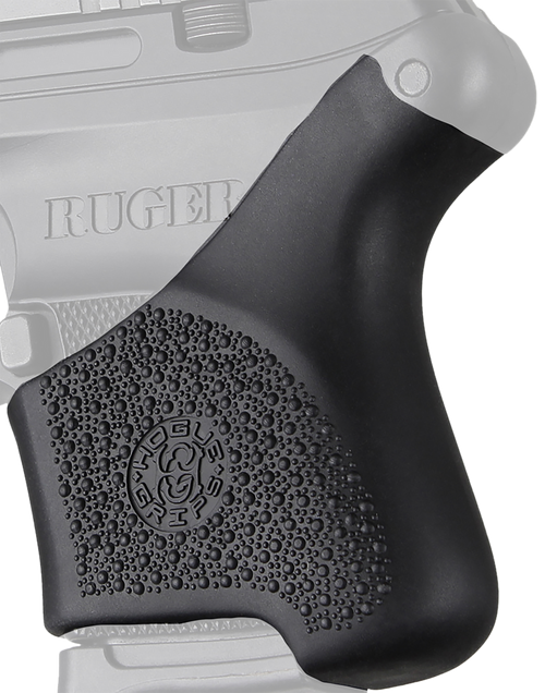 Hogue 18100 HandAll Hybrid Grip Sleeve made of Rubber with Textured Black  Finish for Ruger LCP