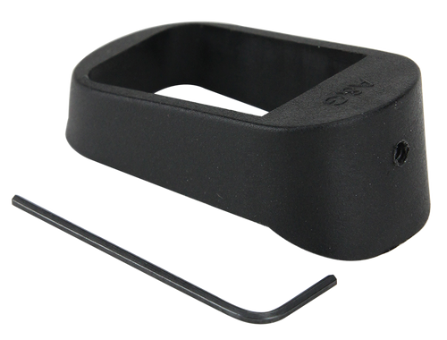 Pachmayr 03850 Mag Sleeve  Compatible w/Glock 17/22/31 Mags To Fit Glock 19/23/32 Models, Black Polymer