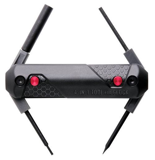 Real Avid AVGLOCK41 4-in-1  Black Handgun Tool Compatible w/Glock