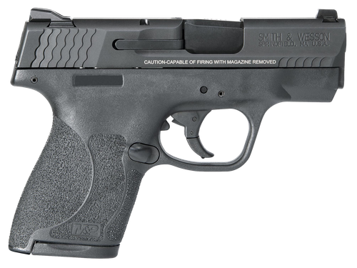Smith & Wesson 11808 M&P Shield M2.0 9mm Luger 3.10" Barrel 7+1 Or 8+1,  Black Polymer Frame, Armornite Stainless Steel Slide, Textured Polymer Grip, No Manual Safety