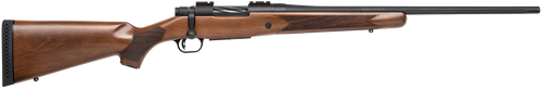 Mossberg 27835 Patriot  243 Win 5+1 22" Matte Blued Fluted Barrel, Drilled & Tapped Matte Blued Stainless Steel Receiver, Walnut Fixed Stock, Right Hand