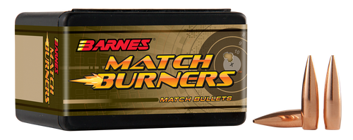Barnes Bullets 30230 Match Burners  6.5Creedmoor 140gr Match Burners Boat Tail 100/Box