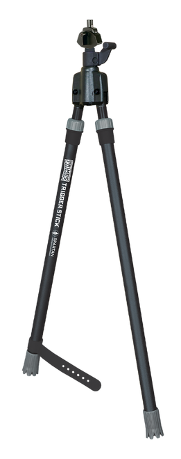 Primos 65829 Trigger Stick  Medium 21.50"-40", Black, Spartan Precision Magnetic Attachment System