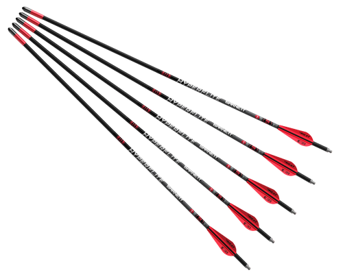 BARNETT BAR20043 HYPERFLITE 22" ARROWS 5PK RED/WHT