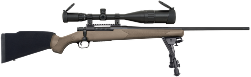Mossberg 28019 Patriot Night Train 6.5 Creedmoor 5+1 24" Matte Blued Flat Dark Earth Right Hand 6-24x50mm Scope