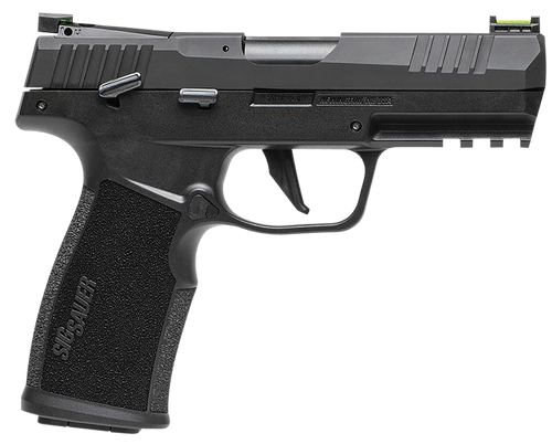 Sig Sauer 322CBAS P322  Compact 22 LR 20+1 4" Black Steel Threaded Barrel, Black Hard Coat Anodized Optic Ready/Serrated Slide, Black SS/Polymer Frame w/Picatinny Rail & Black Polymer Grips