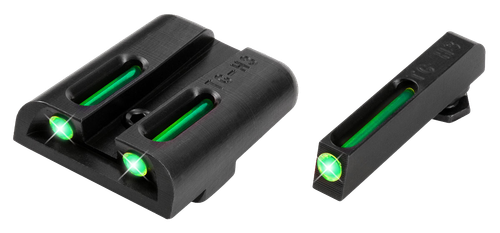 TruGlo TG131KT TFO  Green/Tritium/Fiber Optic Front Sight-Green/Tritium/Fiber Optic Rear Sight Kimber 1911