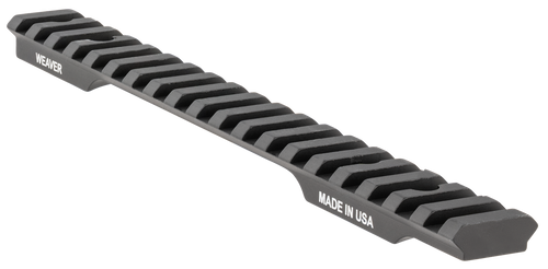 Weaver Mounts 99465 Multi-Slot Base  Extended Black Aluminum Fits Savage 110 Long Action 0 MOA