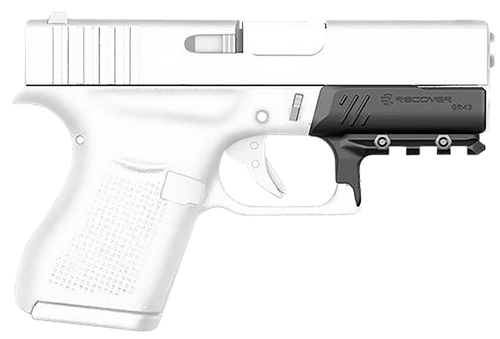 Recover Tactical GR4301 Compact Rail Adapter for Glock 43 43X and 48  Black