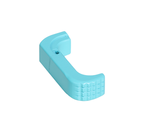 Timber Creek Outdoors GL43XEMRRE Glock 43X Extended Magazine Release Anodized Robin's Egg Blue Aluminum