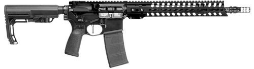 Patriot Ordnance Factory 02048 Minuteman  300 Blackout 30+1 13.75" Black Nitride Barrel/ Black Aluminum Receiver Picatinny Rail